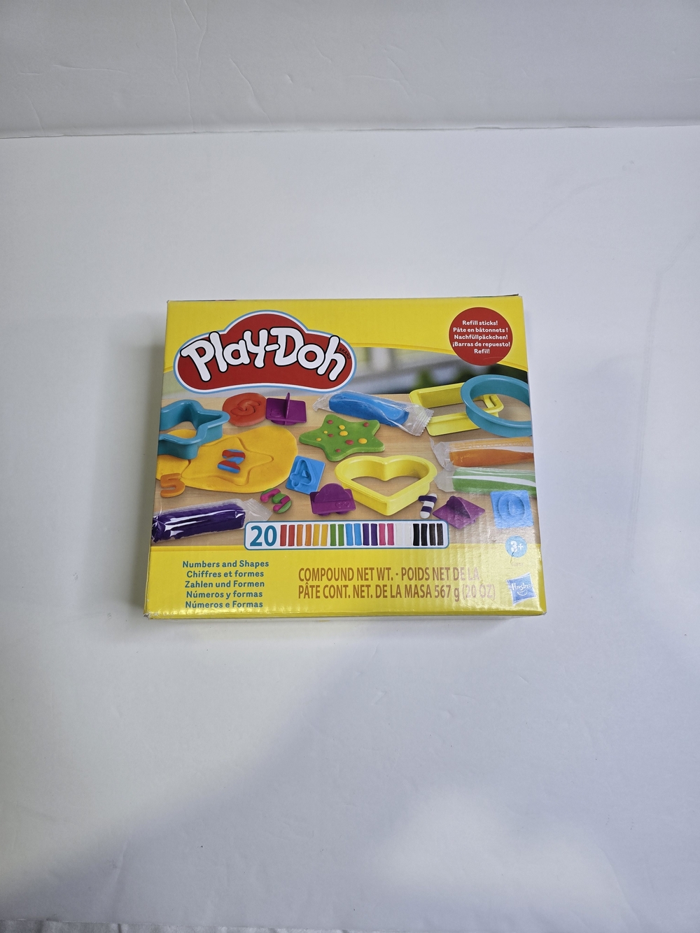 Play-Doh Numbers & Shapes Learning Set - Yellow
